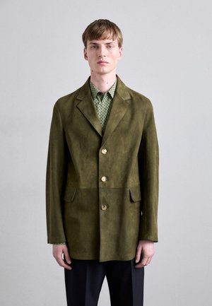 REGULAR FIT JACKET - Odinis švarkas - dark green