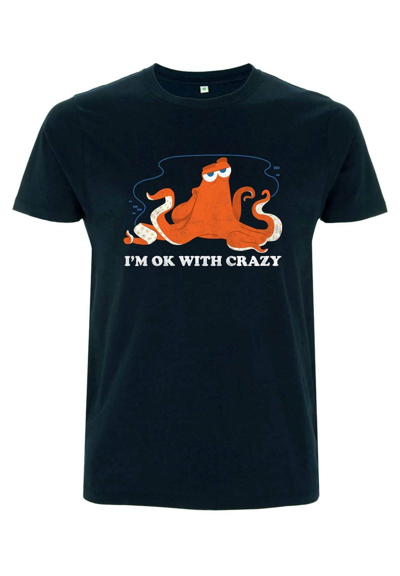 Henry Tiger FINDING DORY OKAY CRAZY - T-shirt z nadrukiem