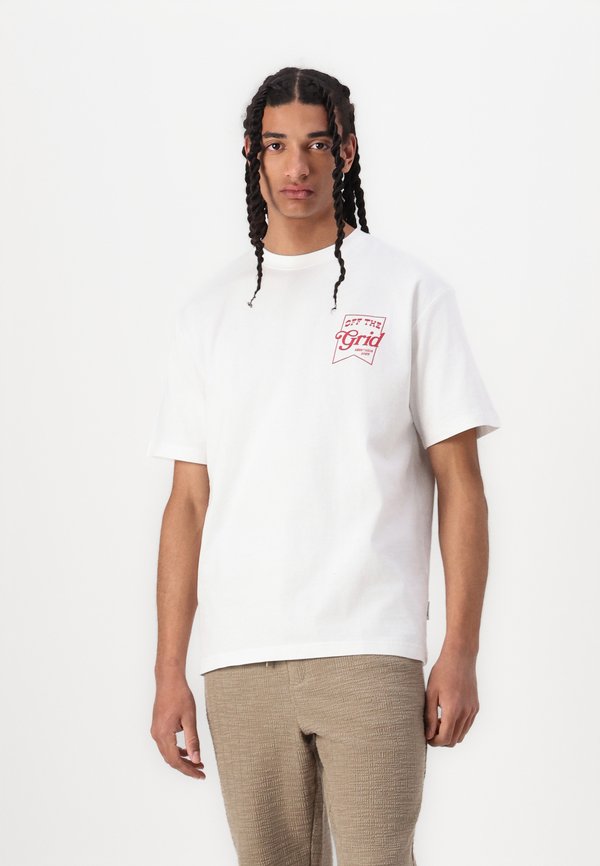 ONSDAMON TEE  - Print T-shirt - cloud dancer2