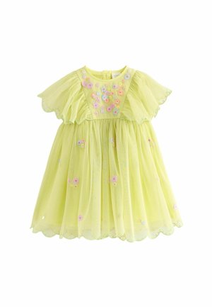 EMBROIDERED  REGULAR FIT - Cocktailjurk - green
