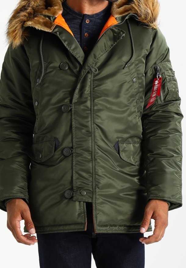 Alpha Industries Vinterkappa /-rock - dark green