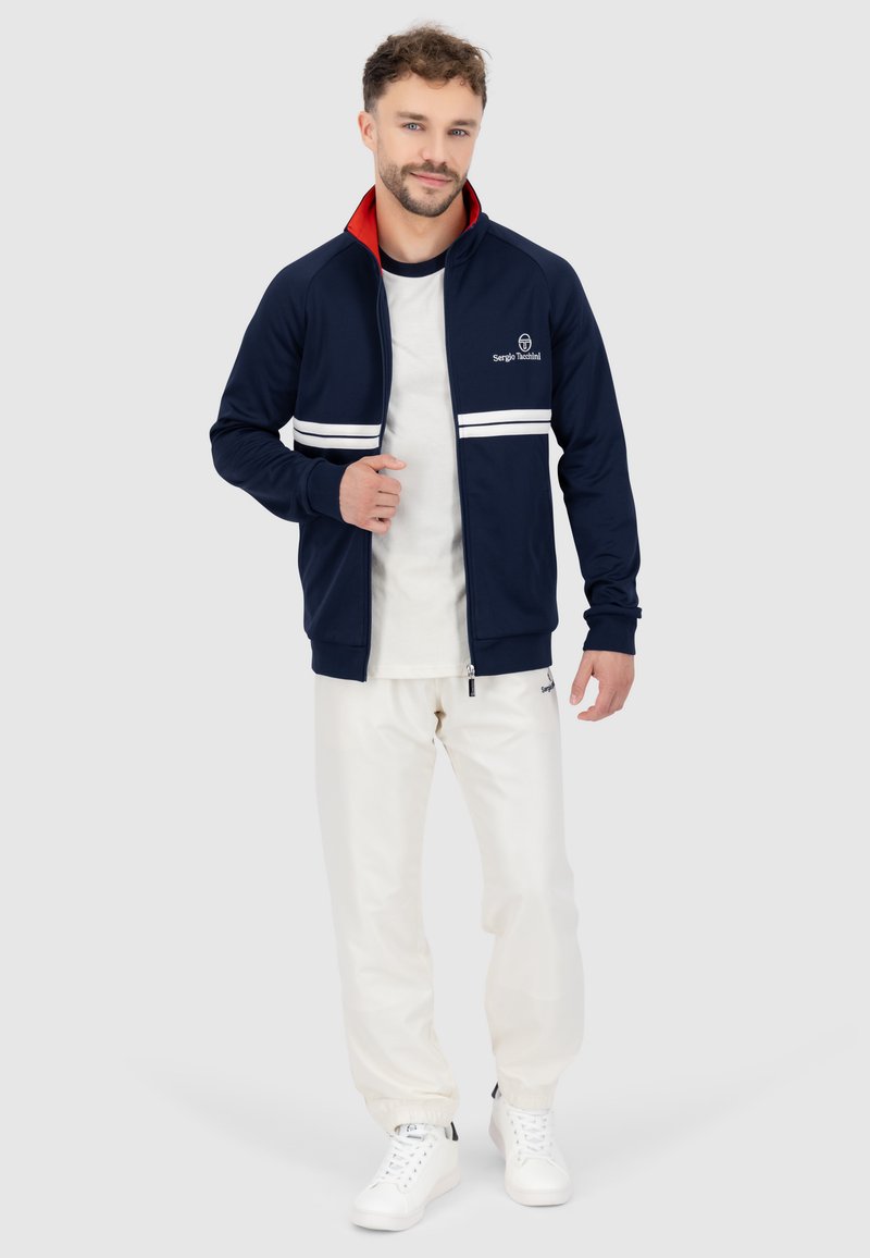 Sergio Tacchini GIARDINO PANTS - Pantaloni sportivi - navy/white/blu