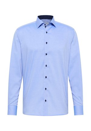 Eterna PINPOINT OXFORD HEMD - MODERN FIT - Shirt - mittelblau