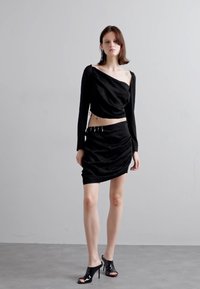 Ahluwalia FEMI DRAPED DRESS - Vestito elegante - black