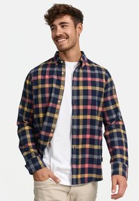 INDICODE JEANS LANGARM RIVERSIDE - Camisa - navy mix