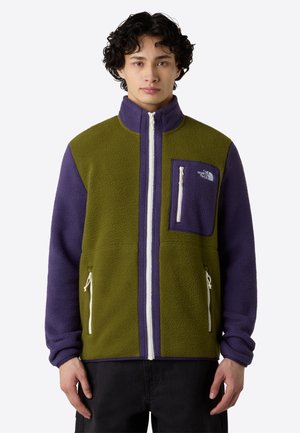 The North Face YUMIORI FULL ZIP - Forro polar - forest olive eternal pu