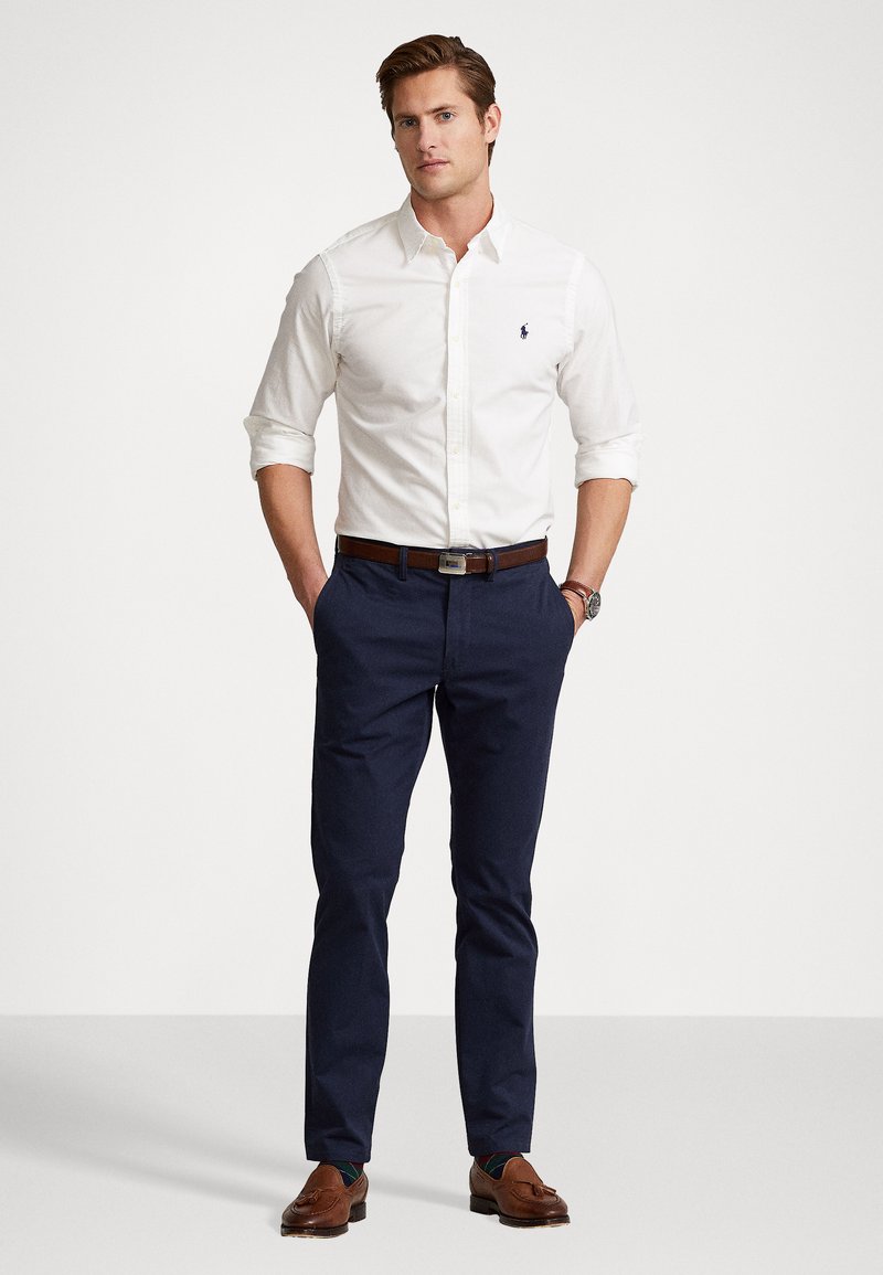 Polo Ralph Lauren SLIM FIT OXFORD SHIRT Overhemd white/wit