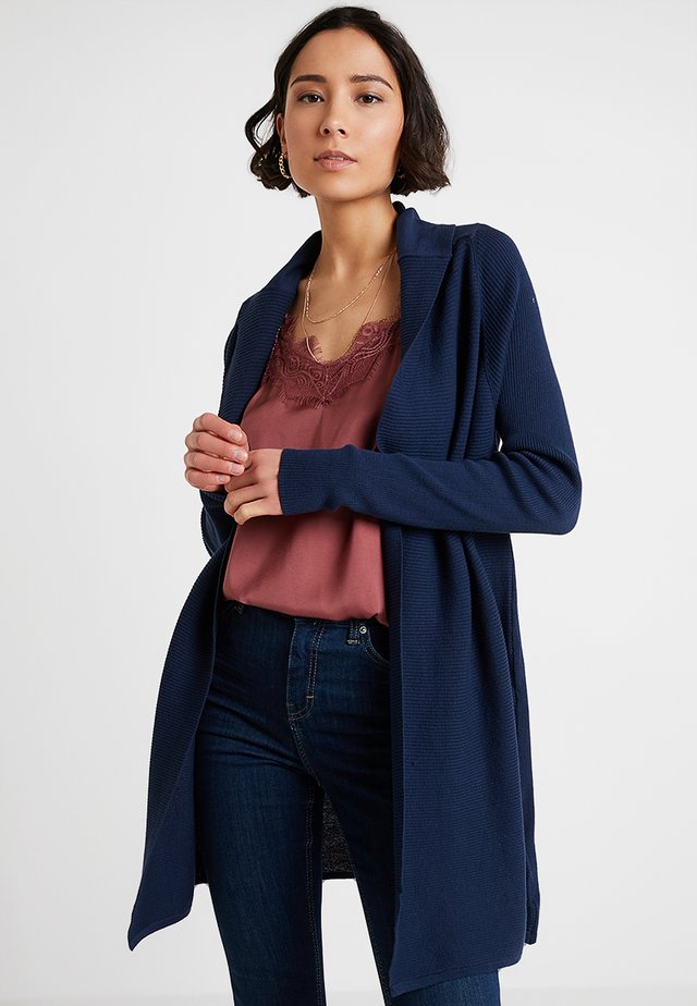 BASIC - Cardigan - dress blues