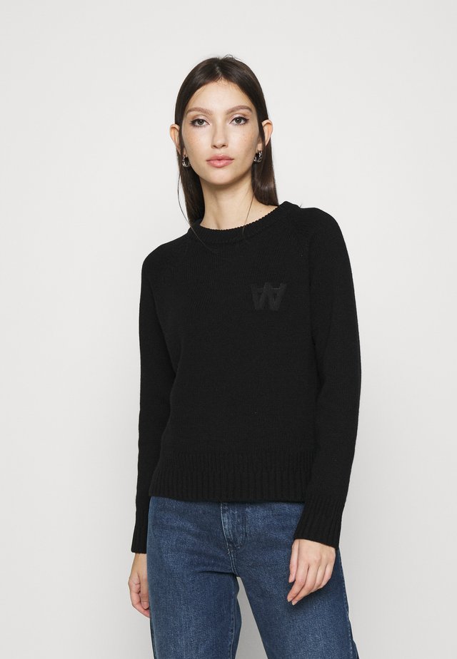 ASTA JUMPER - Strickpullover - black