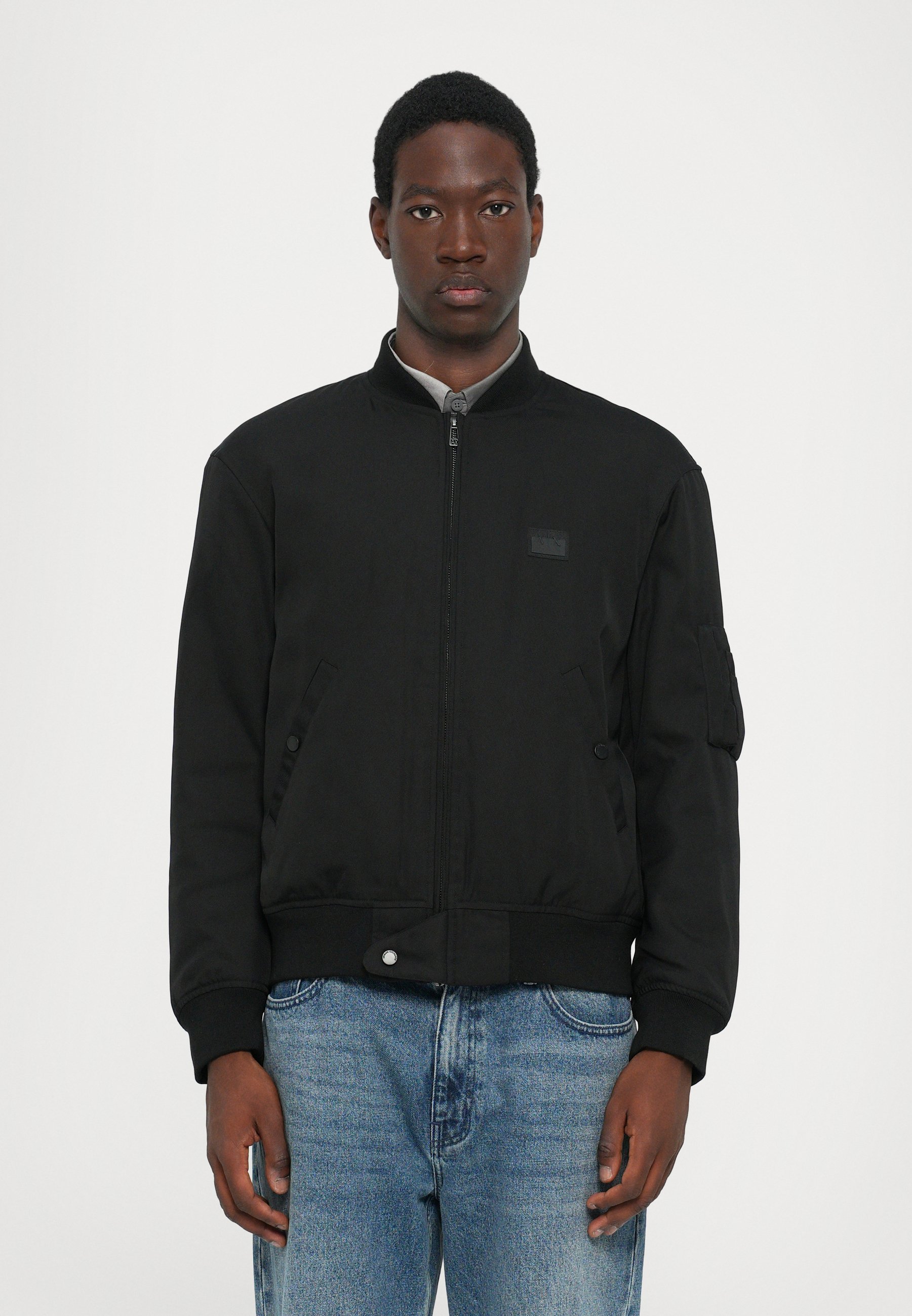 Armani Exchange BLOUSON JACKET - Bomber Jacket - black - Zalando