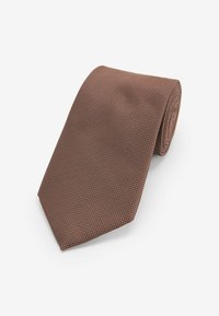 Next TEXTURED WITH 2 PACK REGULAR - Kravata - navy blue tan brown
