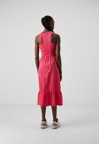 Gap Tall MIDI DRESS - Dnevna obleka - pink hibiscus