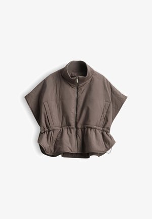 someday., RELAXED FIT QUILTED TEXTURE - Bodywarmer - taupewood