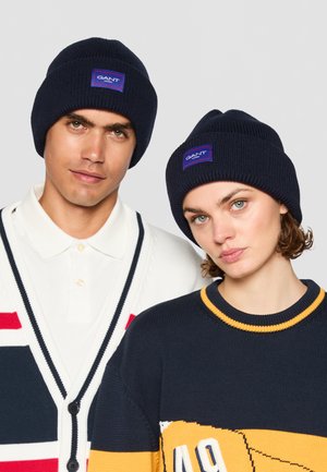 GANT EXCLUSIVE HERITAGE 2.0 ZALANDO BEANIE - Adīta cepure - evening blue
