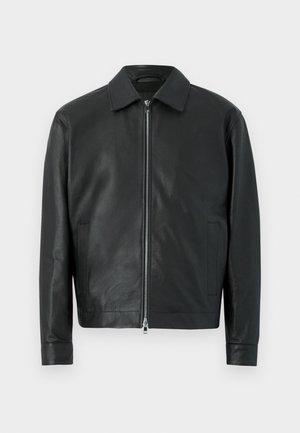 HOGAN JACKET - Lederjacke - nero