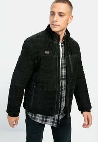 camel active MIT STEHKRAGEN - Læderjakker - asphalt