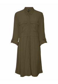 Robe chemise - dark olive