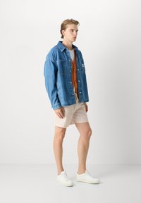 Les Deux STAN STRIPE SWIM - Shorts - ivory/baked papaya