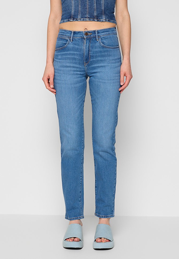 Wrangler Slim fit jeans blauw Wrangler Slim fit jeans blauw