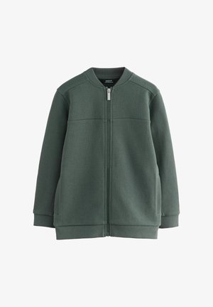 REGULAR FIT - SMART - Užtrauktuku užsegamas treningas - green