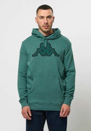 LOGO AIRITI - Mikina s kapucňou - green jasper