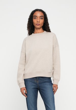 CREW NECK - Sweatshirt - cosy beige melange