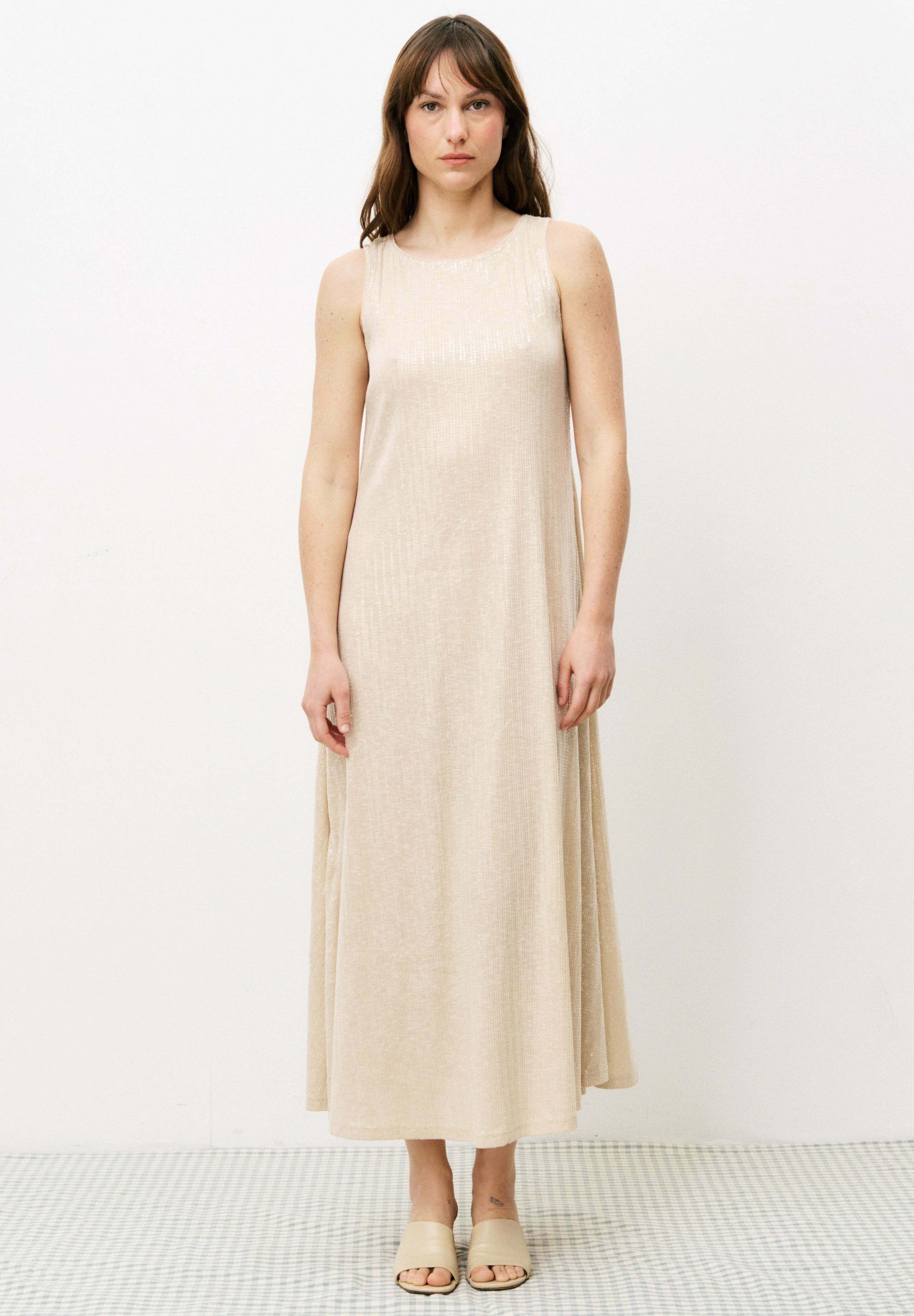 formal dresses quinceanera Bronze Metal Mesh Midi Party Dress – Atelier Rioux Fabric Store