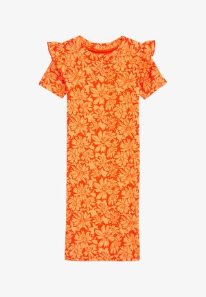 Haljina s naramenicama - bright orange