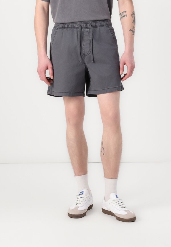 Mid-Thigh Twill Pull-On Shorts - Shorts - iron gate