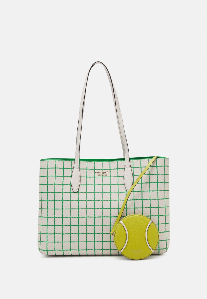 kate spade new york ALL DAY TENNIS CHECK PRINTED LARGE TOTE SET