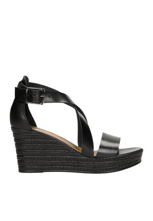 Wojas Platform sandals - black
