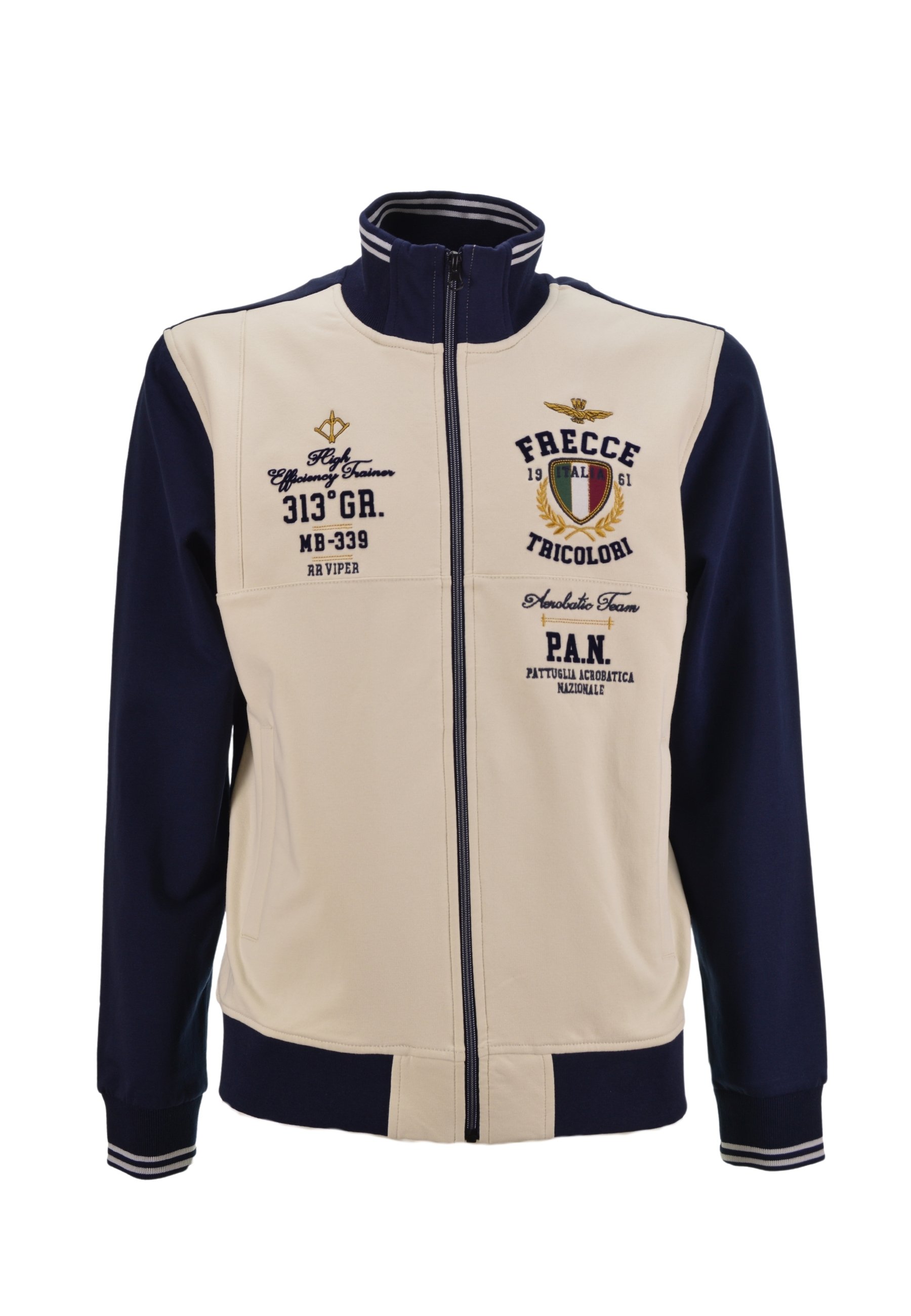 Felpa Frecce Tricolori Felpa Con Zip Aeronautica Militare Felpa
