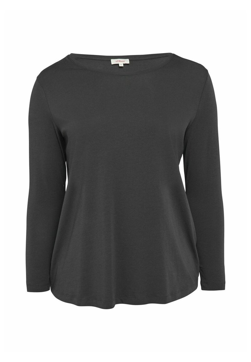 s.Oliver Langarmshirt - anthrazit