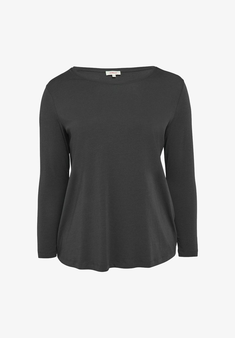 s.Oliver Langarmshirt - anthrazit