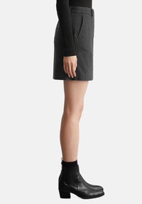 Marc O'Polo AUS ITALIENISCHEM MIX - A-Linien-Rock - deep grey melange