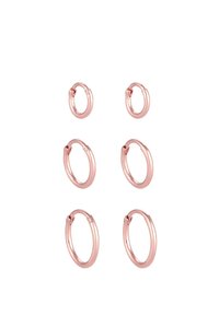 Elli 3 PACK - Øreringe - rosegold-coloured