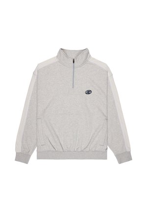 DC Shoes, FLOW DOWN - MIT REISSVERSCHLUSS-KRAGEN - Sweatshirt - sfrh light heather grey