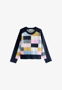 Ikke valgt, navy blue multi patched