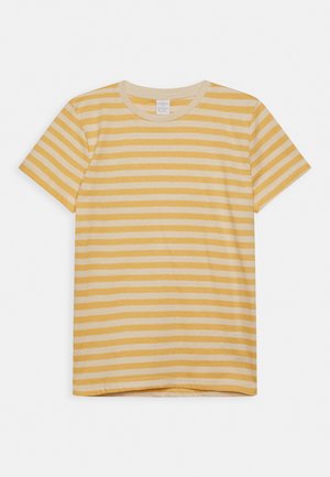 BASIC STRIPE UNISEX - Jednoduché triko - light dusty yellow