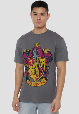 Cotton Soul, HARRY POTTER DISTRESSED GRYFFINDOR CREST - Print T-shirt - anthracite
