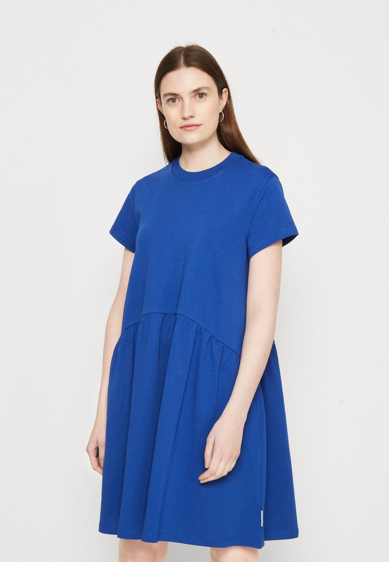 Marc O'Polo DENIM DRESS STYLE HEAVY RAW RUFFLES Robe en jersey