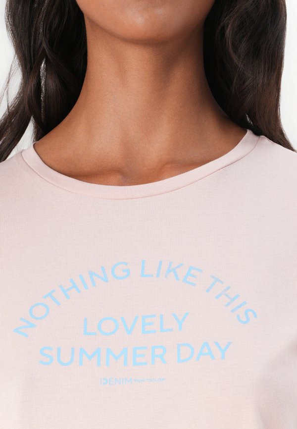 BASIC PRINT - Print T-shirt - rose smoke2