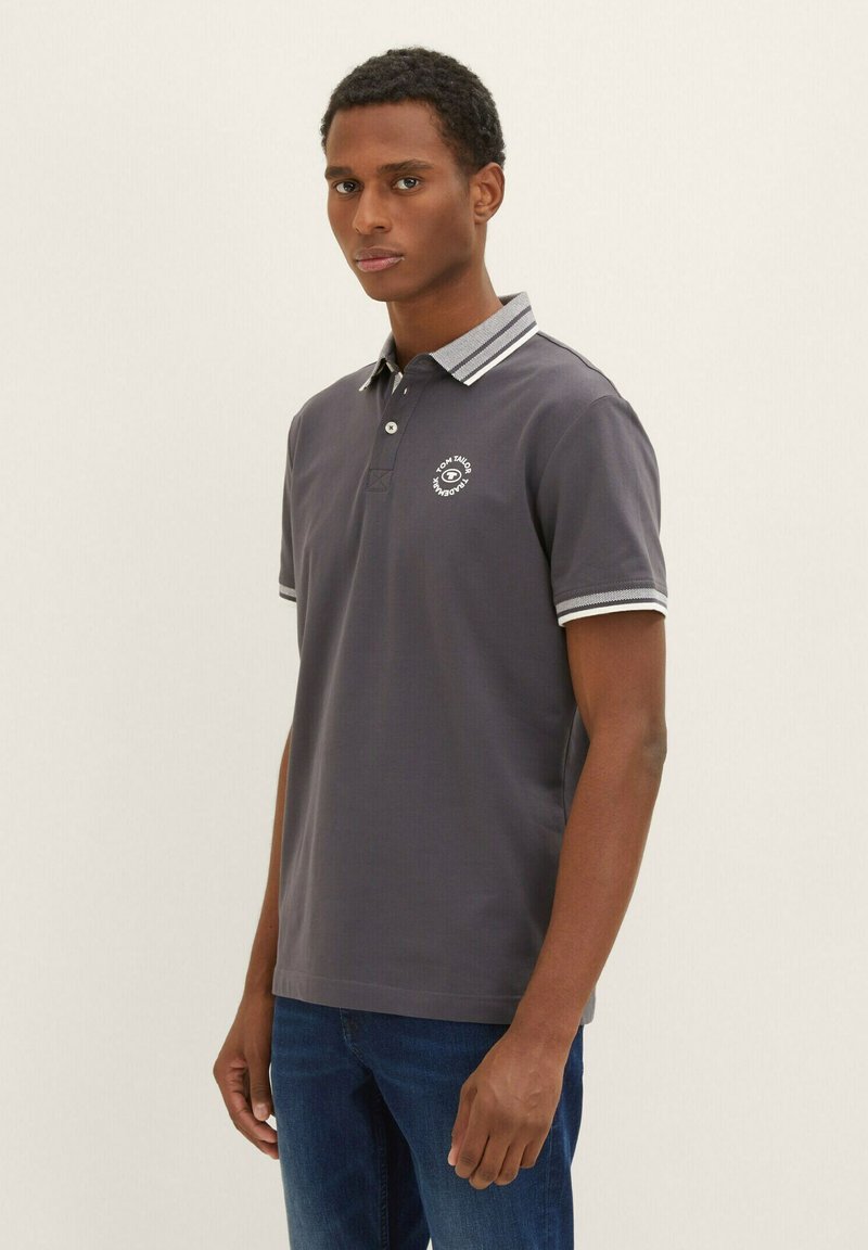 TOM TAILOR Polotričko - tarmac grey