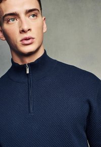 Next ZIP NECK - Džemperis - navy blue