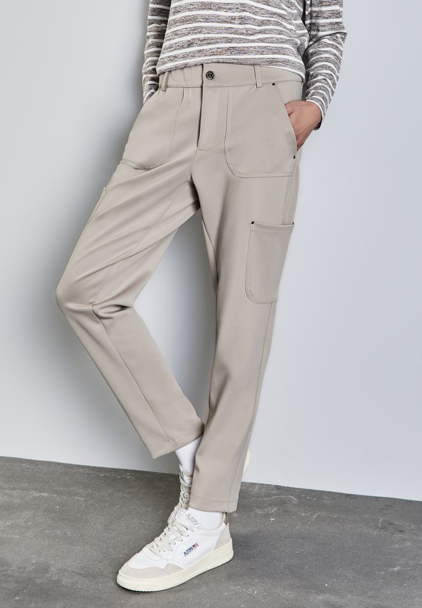 Stoffhose - beige