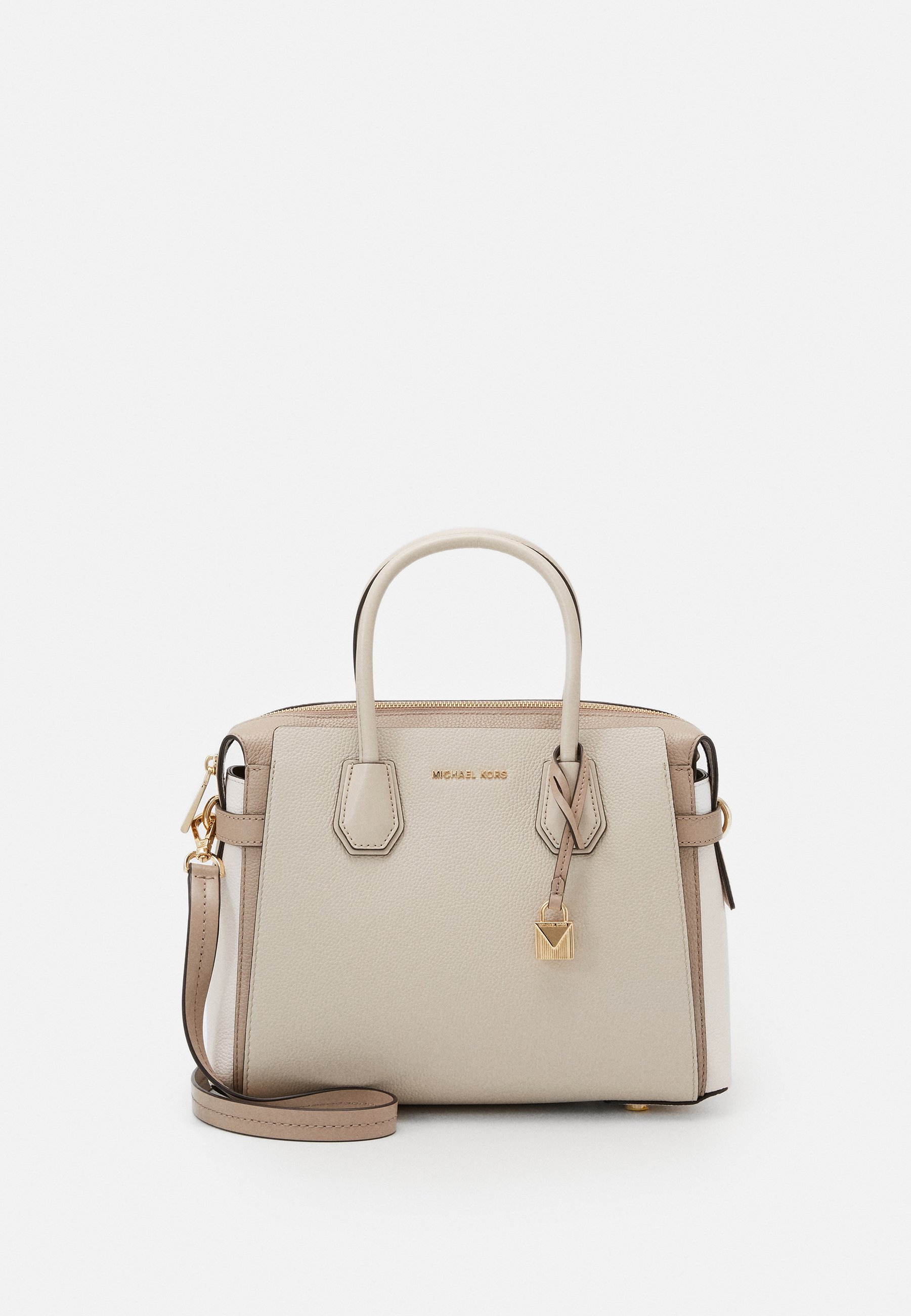 MICHAEL Michael Kors MERCERBELTED SATCHELSMALL Handväska MICHAEL Michael Kors SATCHEL Handväska moss Zalando.se