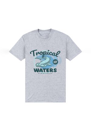 T-Shirt print - heather grey