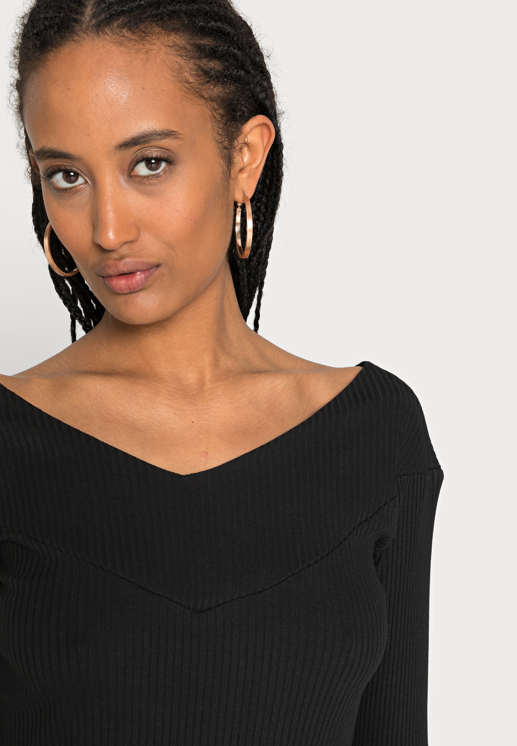 Anna Field Jumper dress - black 