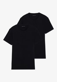2 PACK - T-shirts - true black