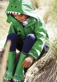JoJo Maman Bébé Čevlji za dojenčke - green dino